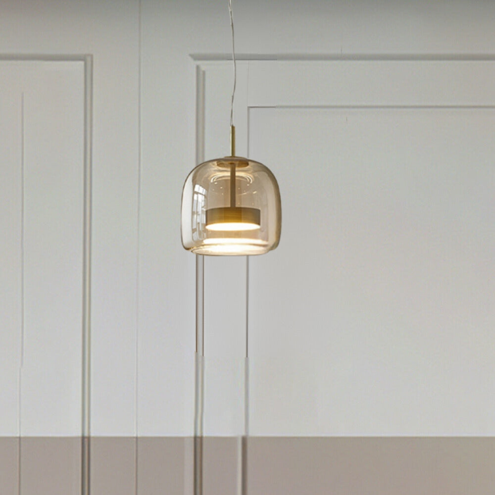 Retroluxe - Retro Pendant Lamp with Amber Light