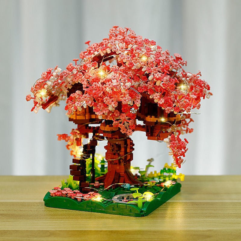 Cherry Blossom Building Blocks Decor