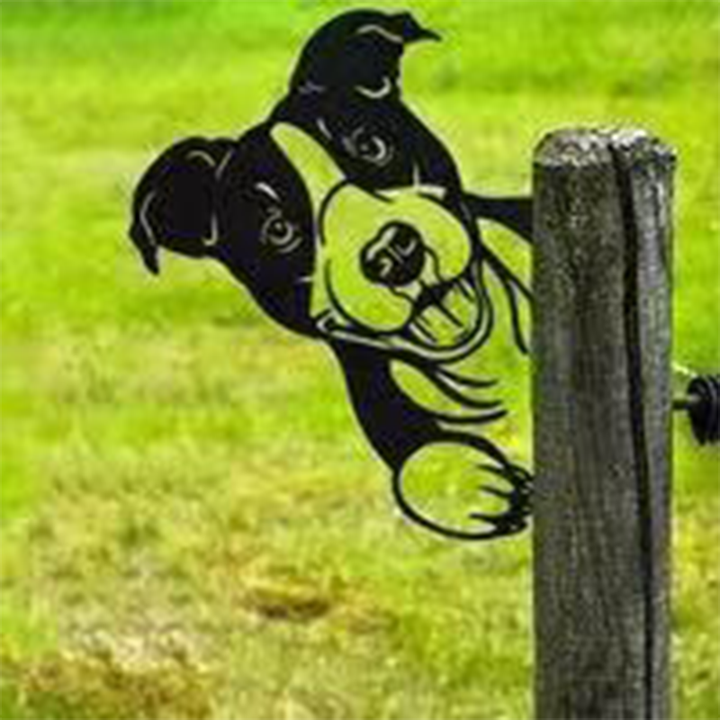 Decoración de Granja - PeepFarm - Diseño de Animales Realistas - Garden Metal Art