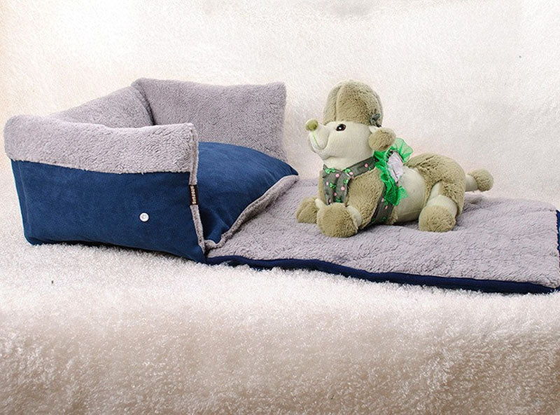 Flip Pet Haven: accogliente letto a nido con coperta