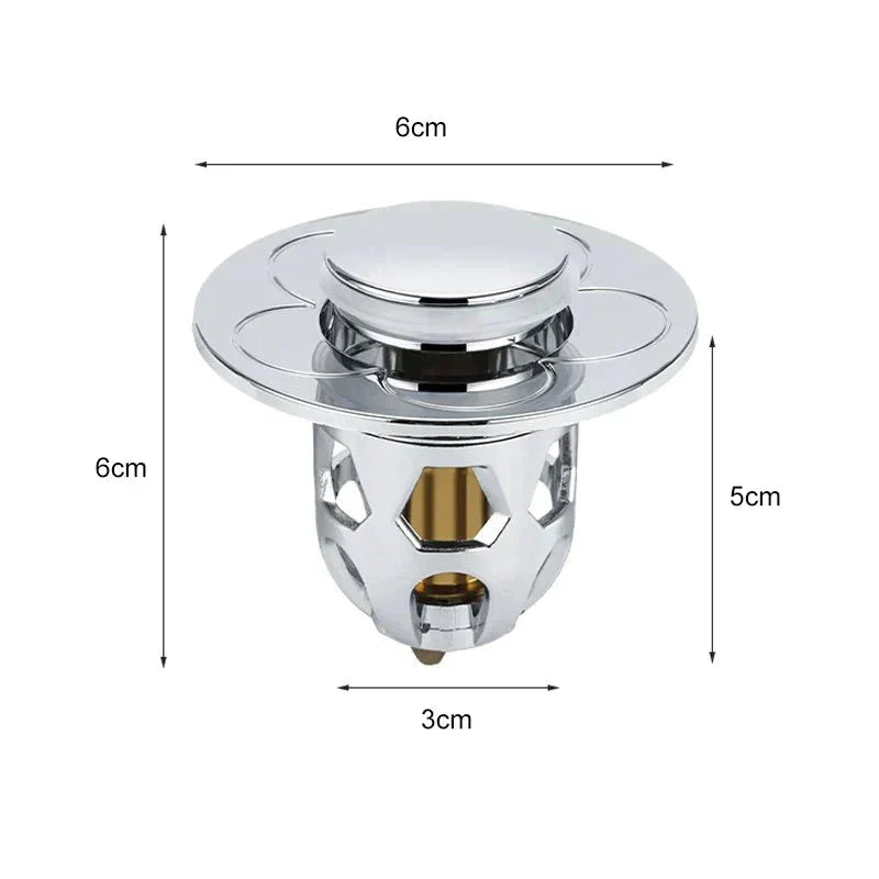 FlixFilter™ - prevent clogs in bathroom -  perfect fit for different drain hole