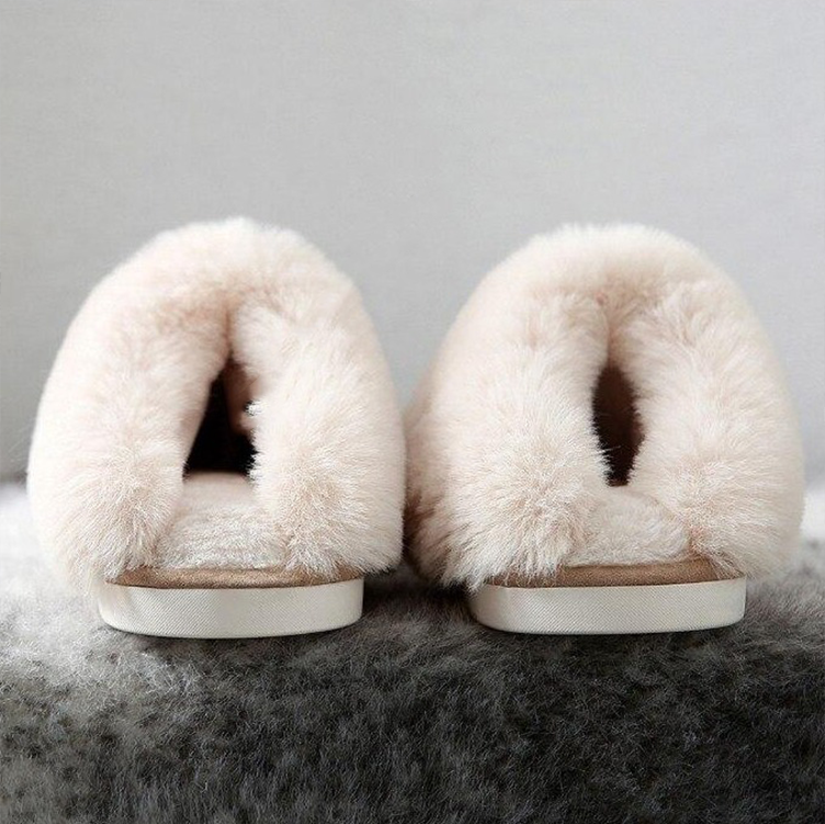 Dames Fluffy Pantoffels