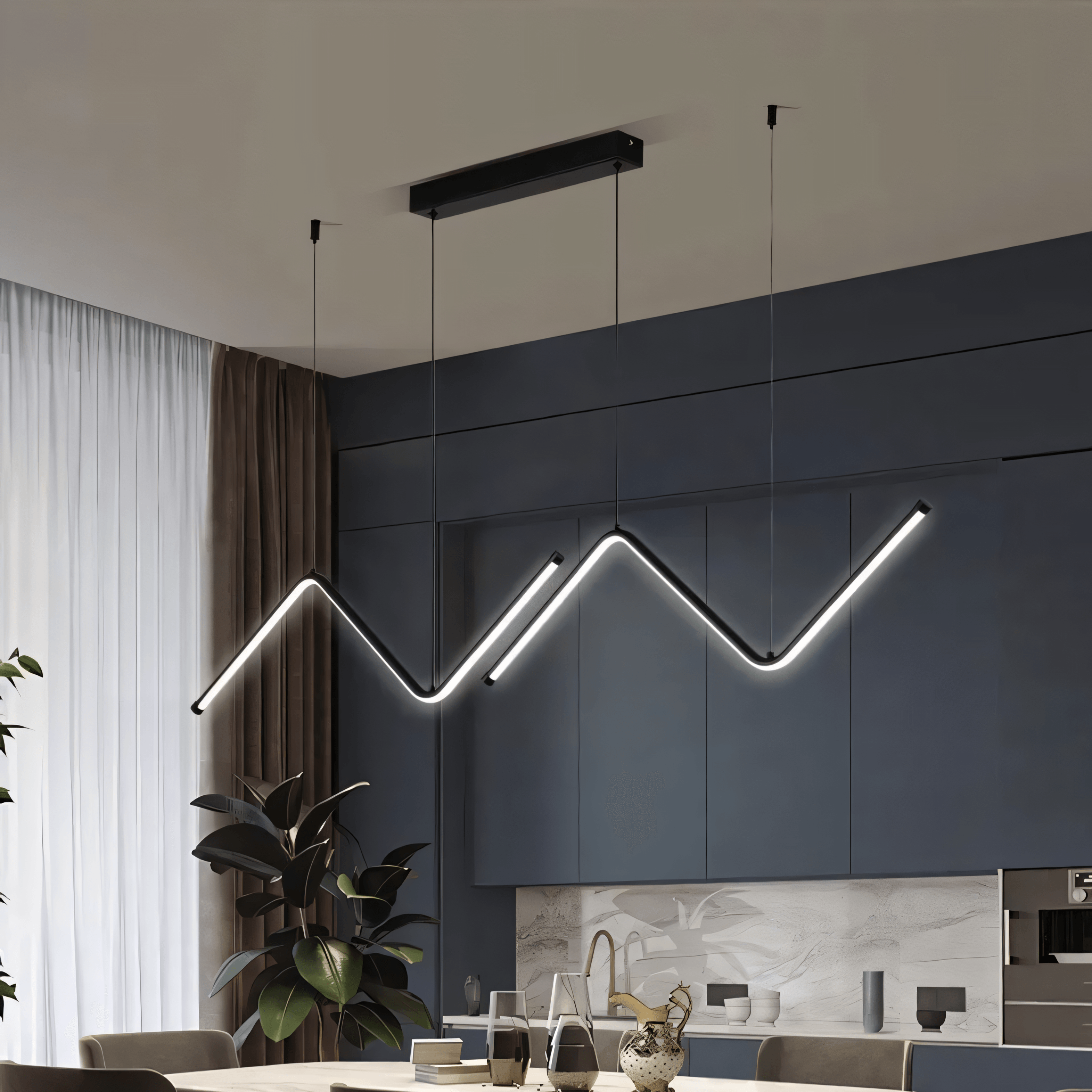 Frequi | Geoemtric Triangle Chandelier