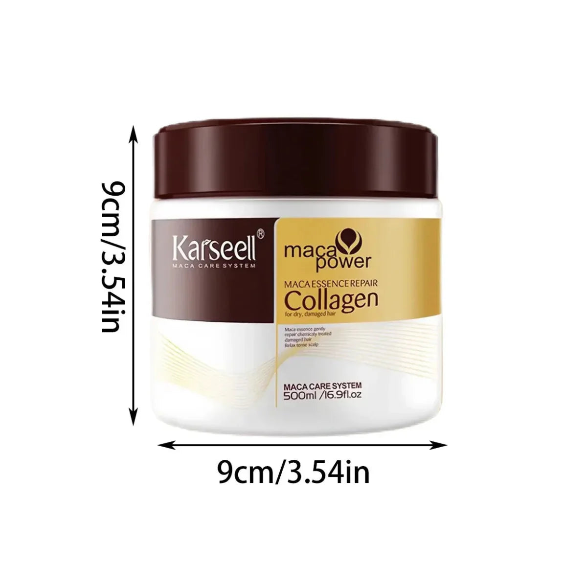 Senza crespo™ | Maschera per capelli al collagene