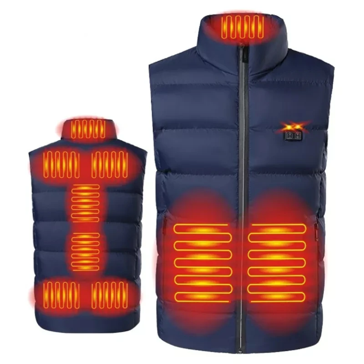 Gilet Ultra Chaud - Veste Gilet Chauffant Thermique Chauffée Électriquement