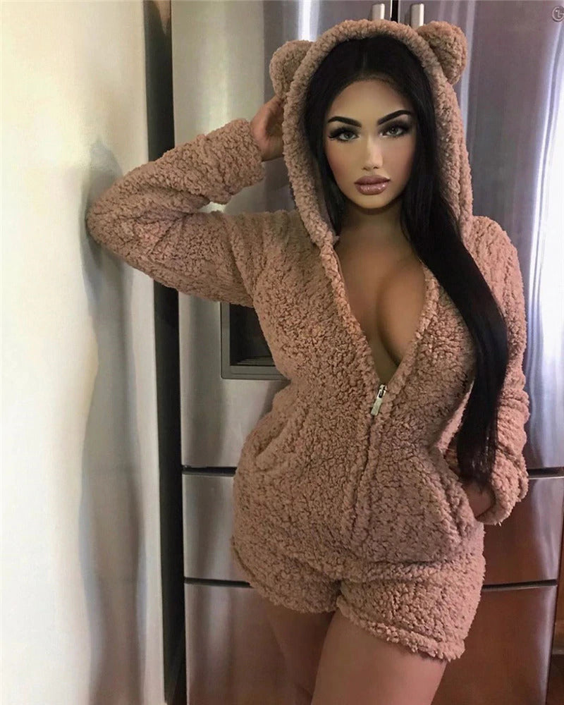 Furry Baby Bear Bodysuit