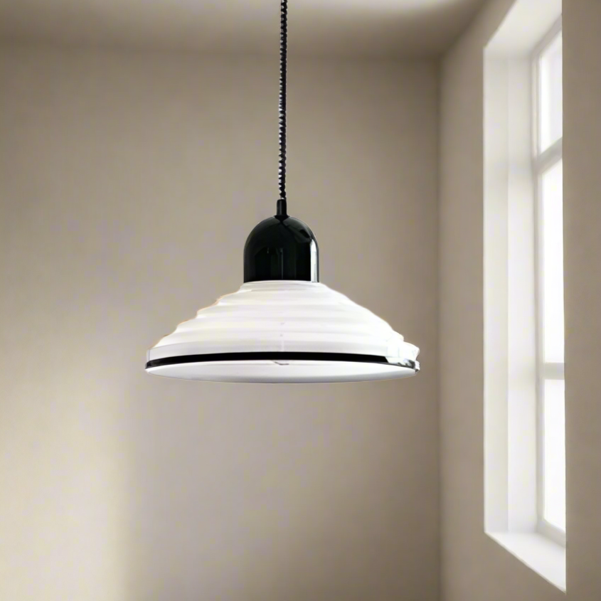 EclatCremeux - Lampadario in vetro raffinato