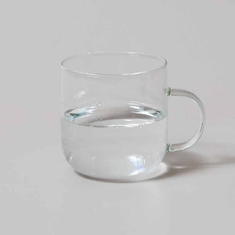 Heat Resistant Coloured Glass Coffee Cup