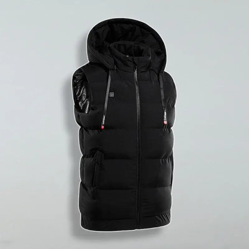 Ultra-varm isolerad huva Gilet - Allväder Thermo Uppvärmd huva Gilet