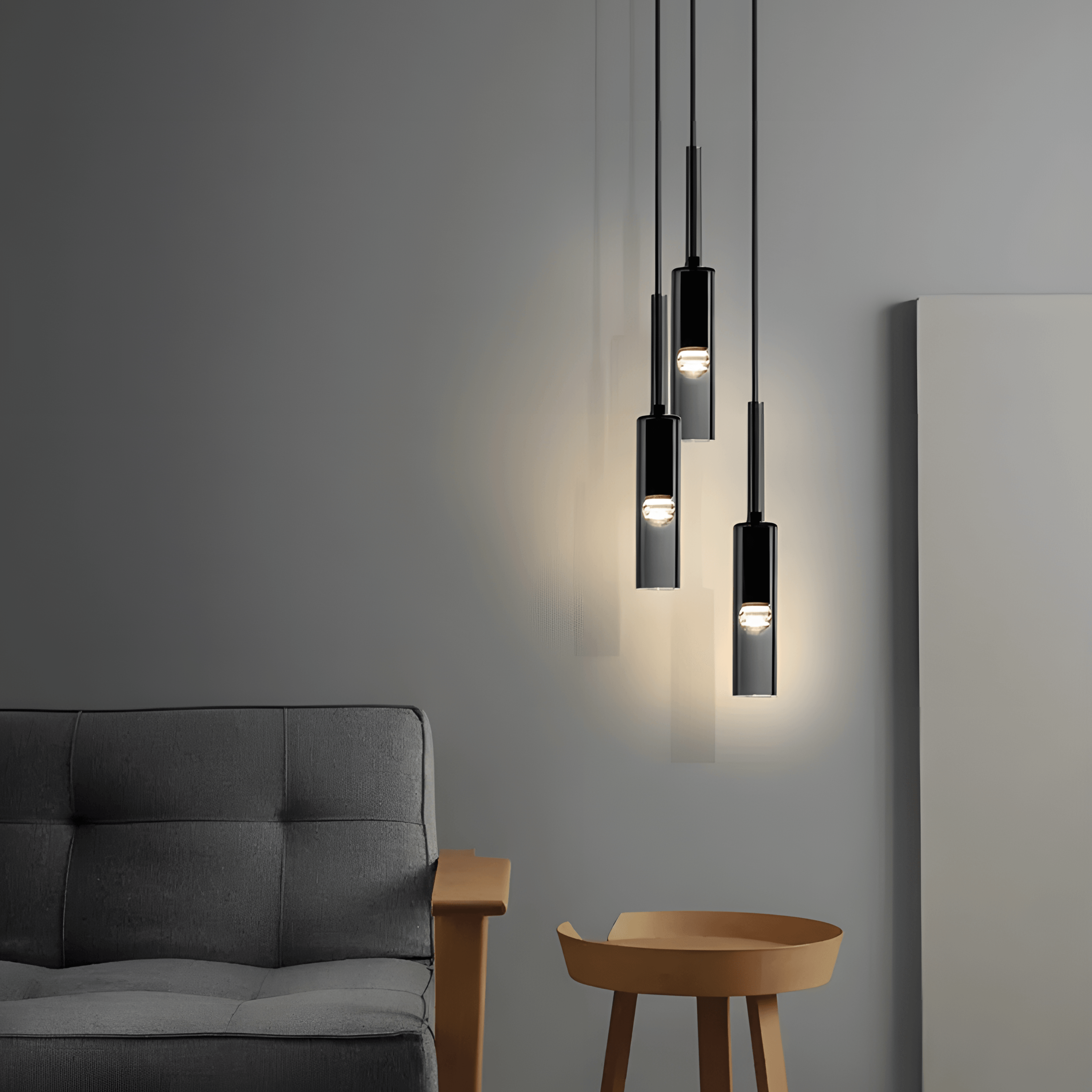 Helia's | Hanglamp van donker glas