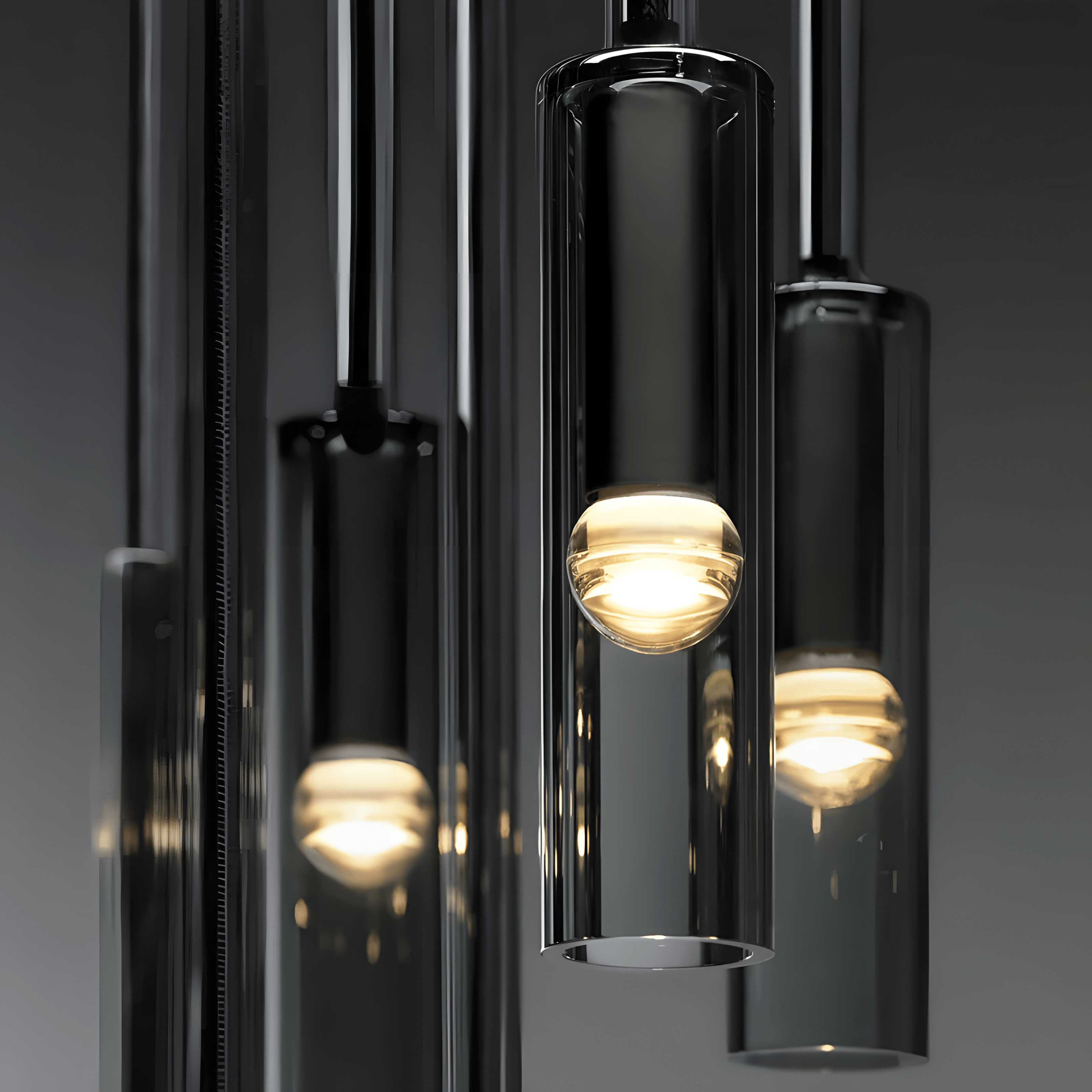 Helias | Dark Glass Pendant Light