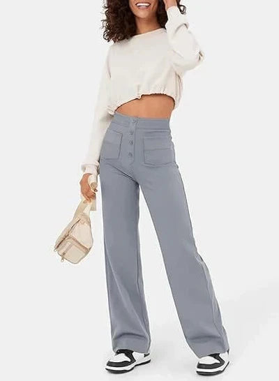 Grinta™ | High-waisted elastic casual pants