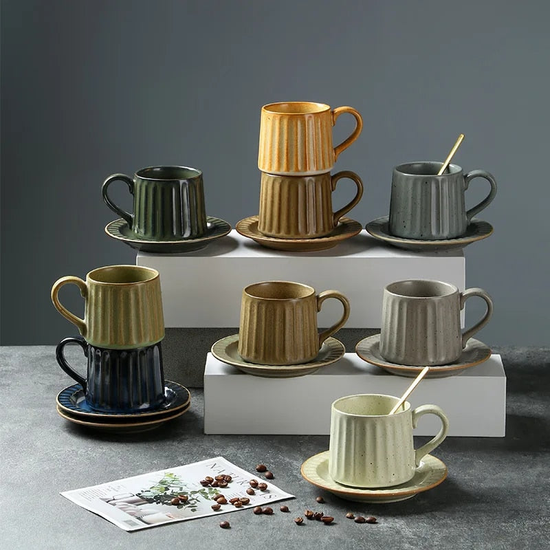 Julie Kaffeetassen-Set aus Keramik