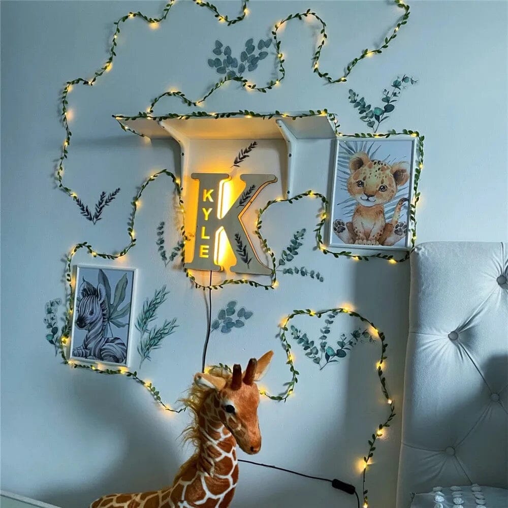 Alphabet LED Wandlamp