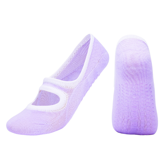 Meias de Yoga Antiderrapantes Grip (2 pares)