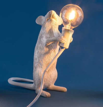 Ratón Iluminado - Lámpara original para tu hogar: lámpara ratón