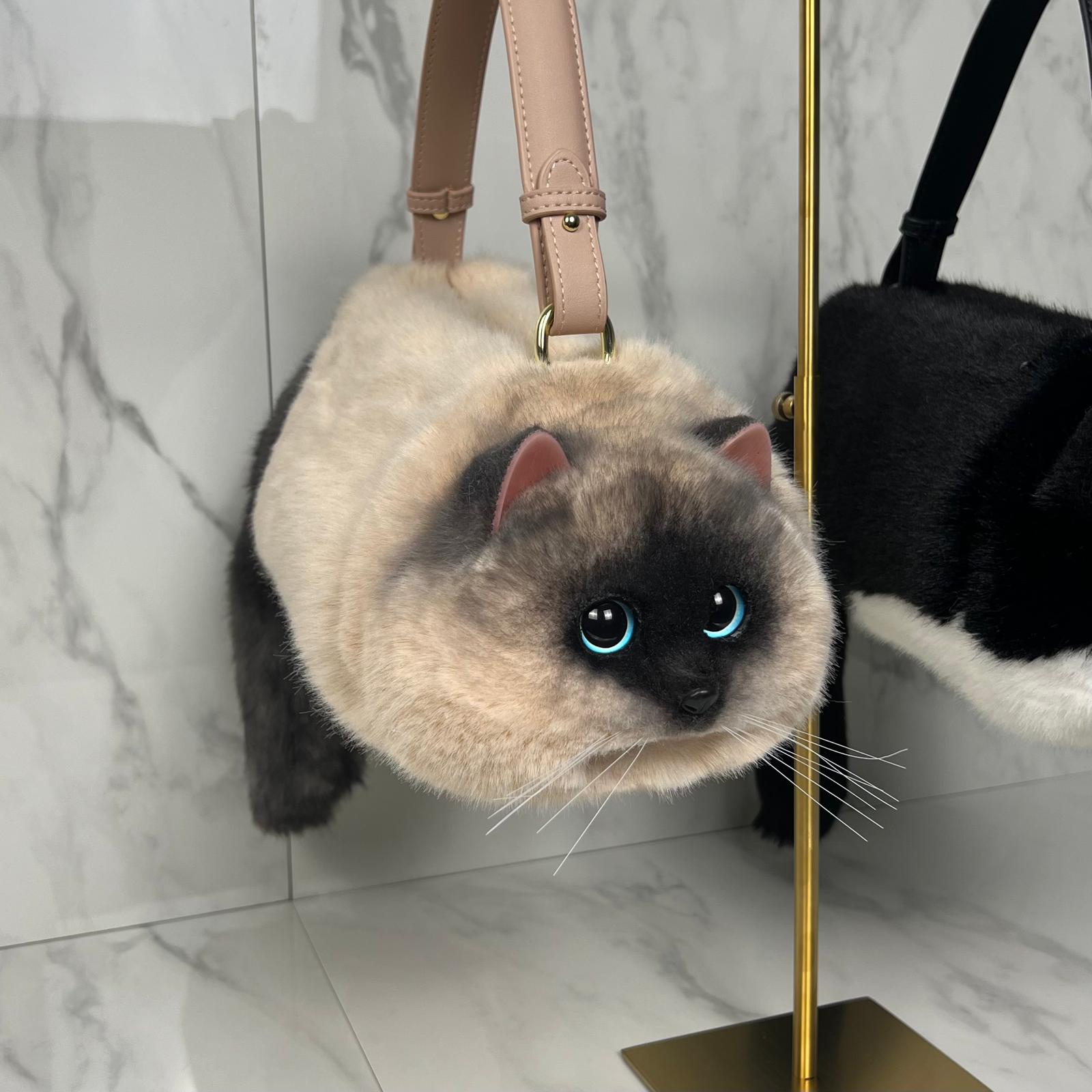 FluffyFeline™ | Borsa di lusso di alta qualità a forma di gatto