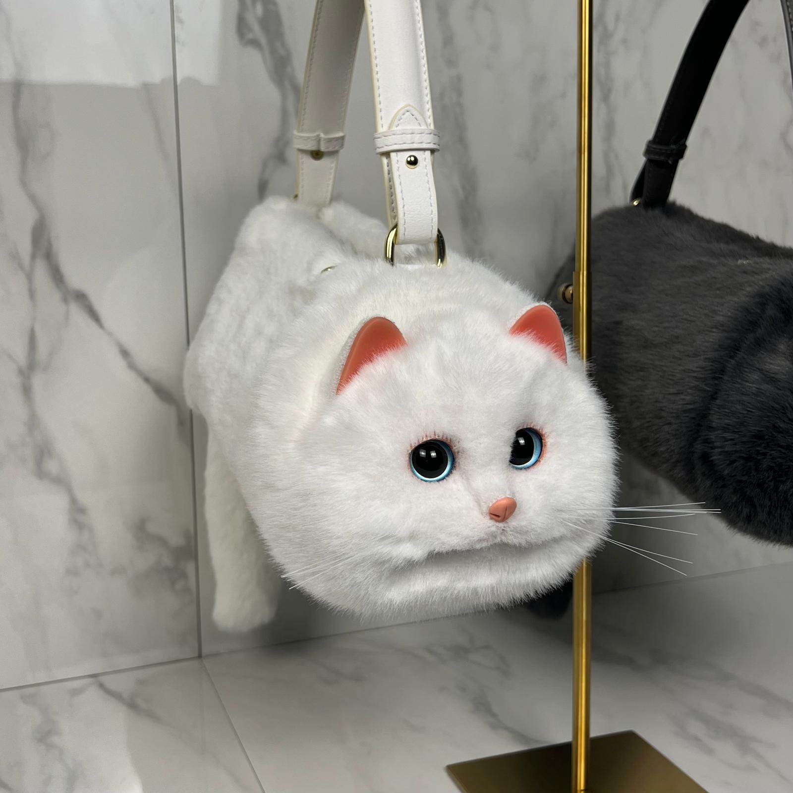 FluffyFeline™ | Sac à main de luxe pour chat de haute qualité