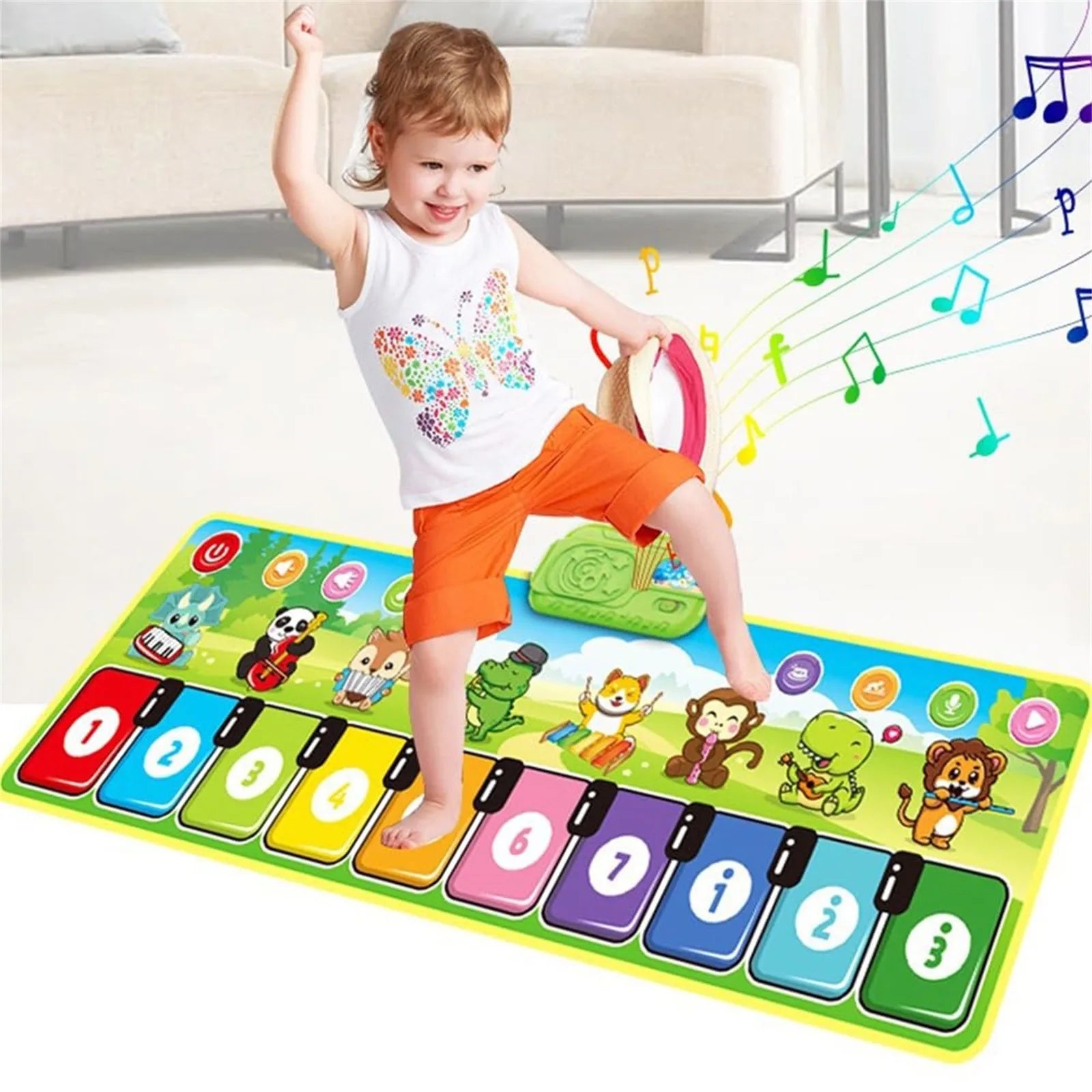 Piano Mat™ - Jouets musicaux - Piano de sol