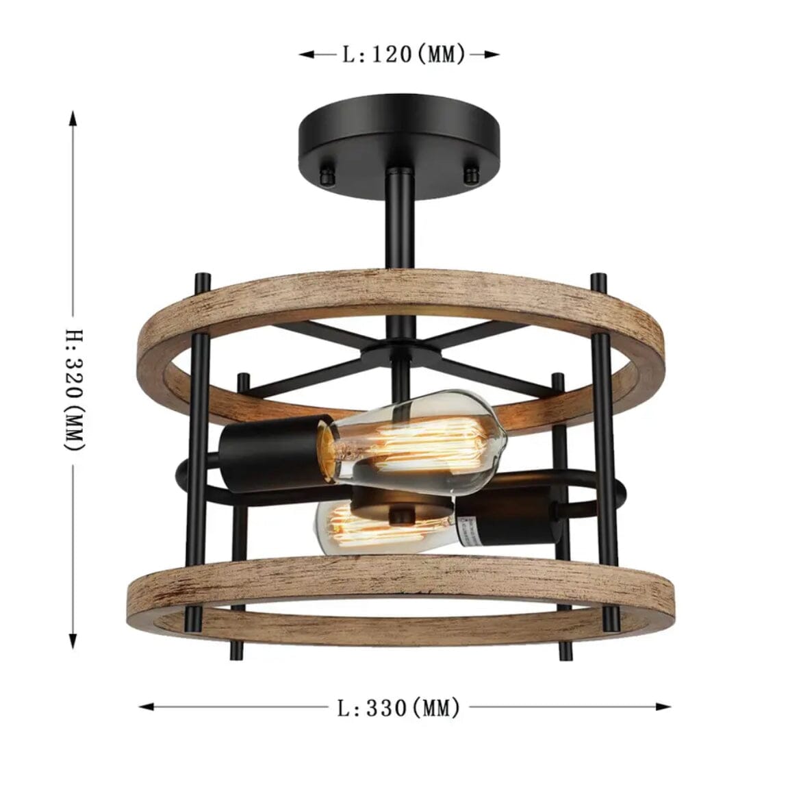 Retro industrial wind lamp