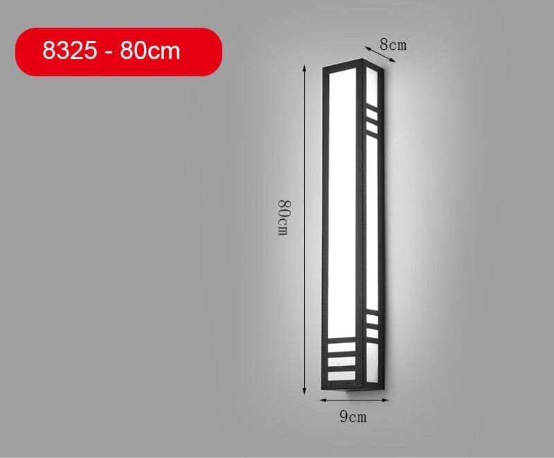 Asia Buiten LED Wandlamp