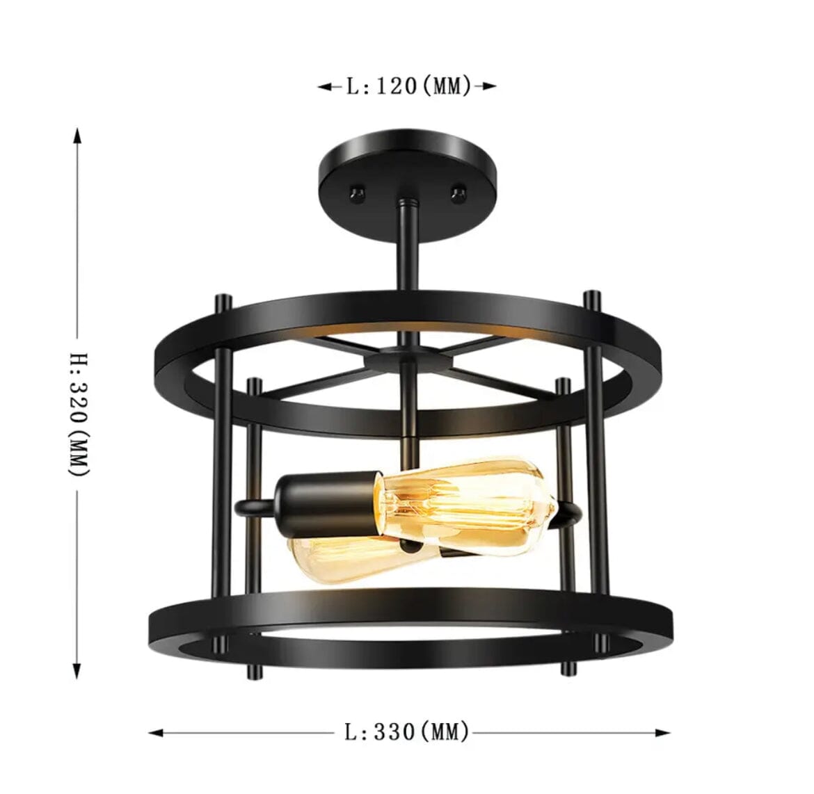 Retro industrial wind lamp