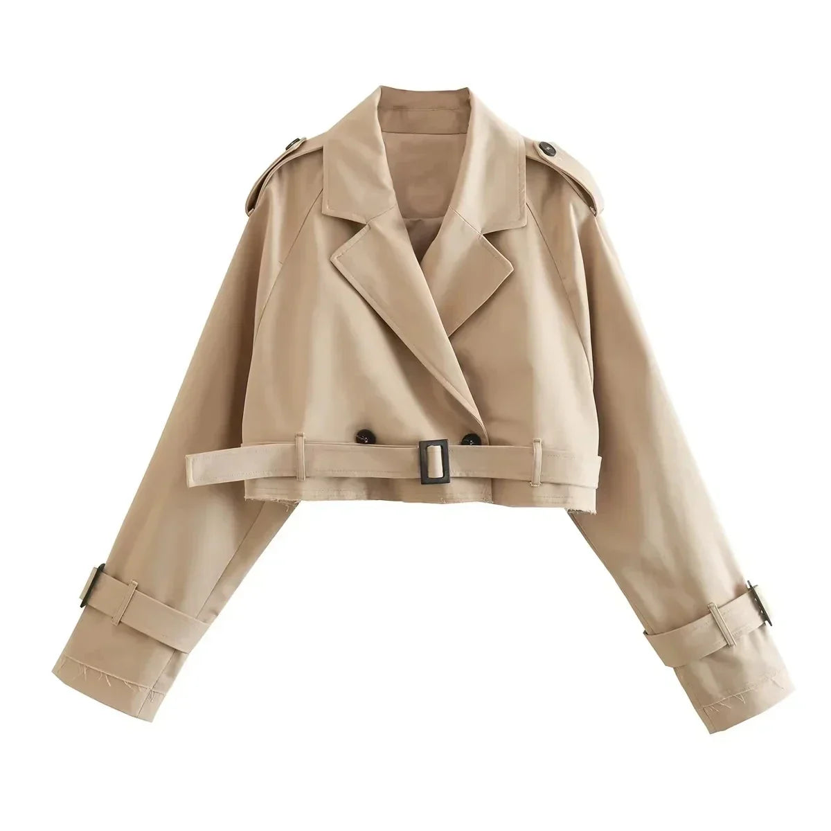 Casaco/Jaqueta Trench Cropped Vintage