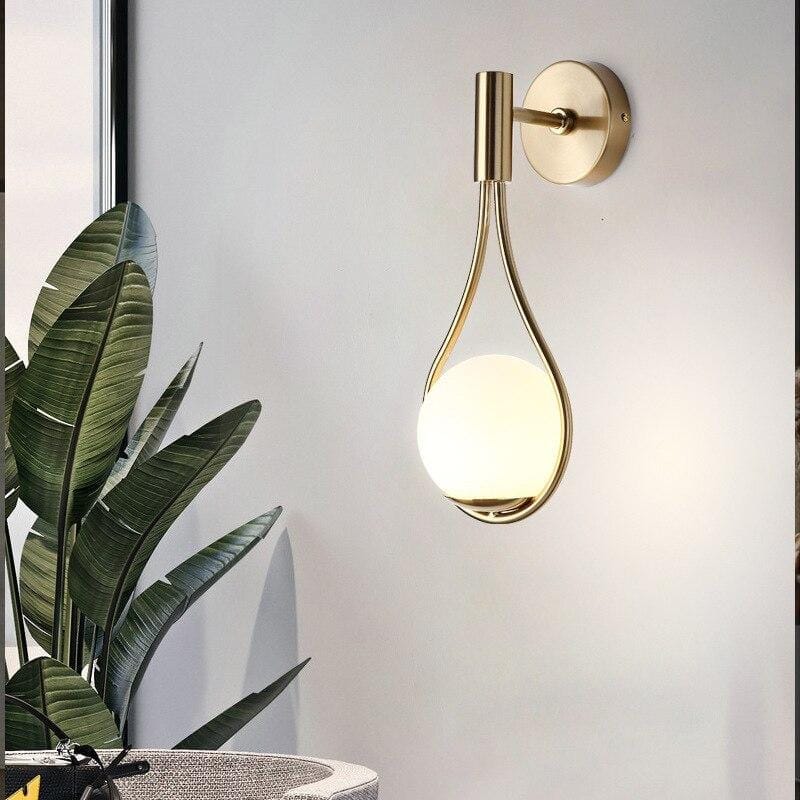 Golden Droplet Lamp