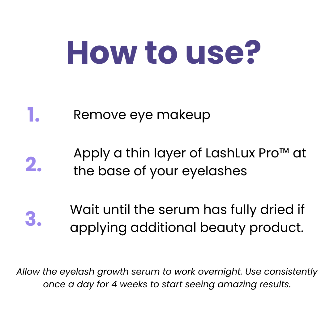 LashLux Pro™ - Wimpernwachstumsserum