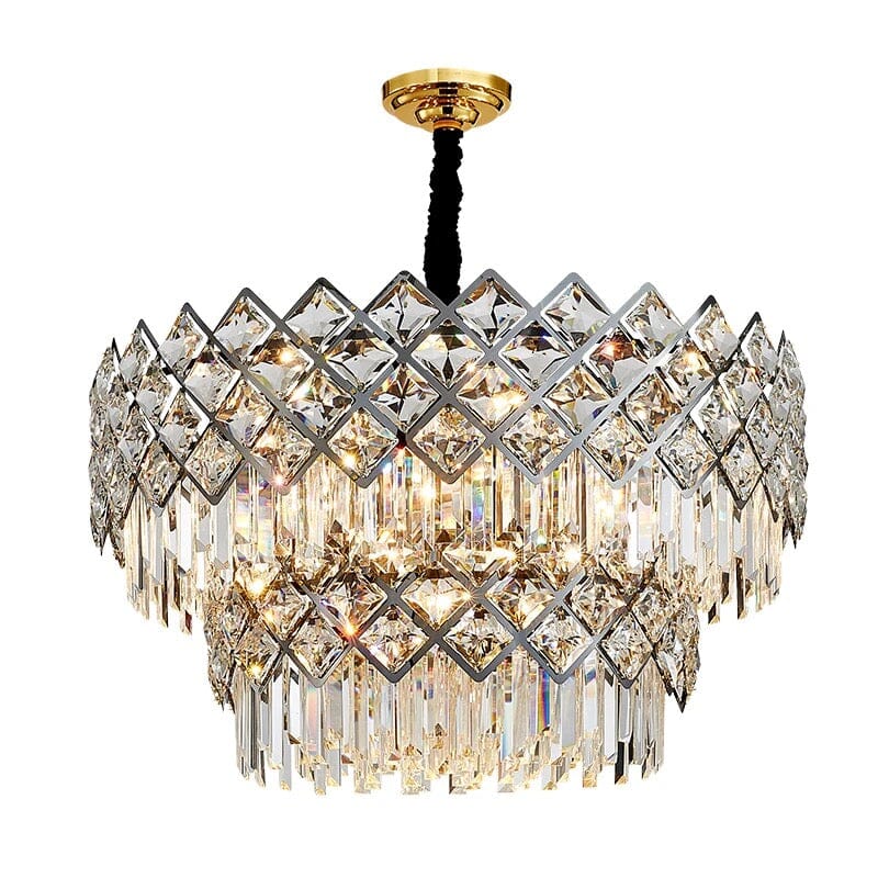 Chandelier en cristal opulent