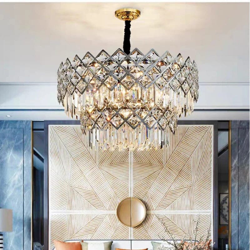 Chandelier en cristal opulent