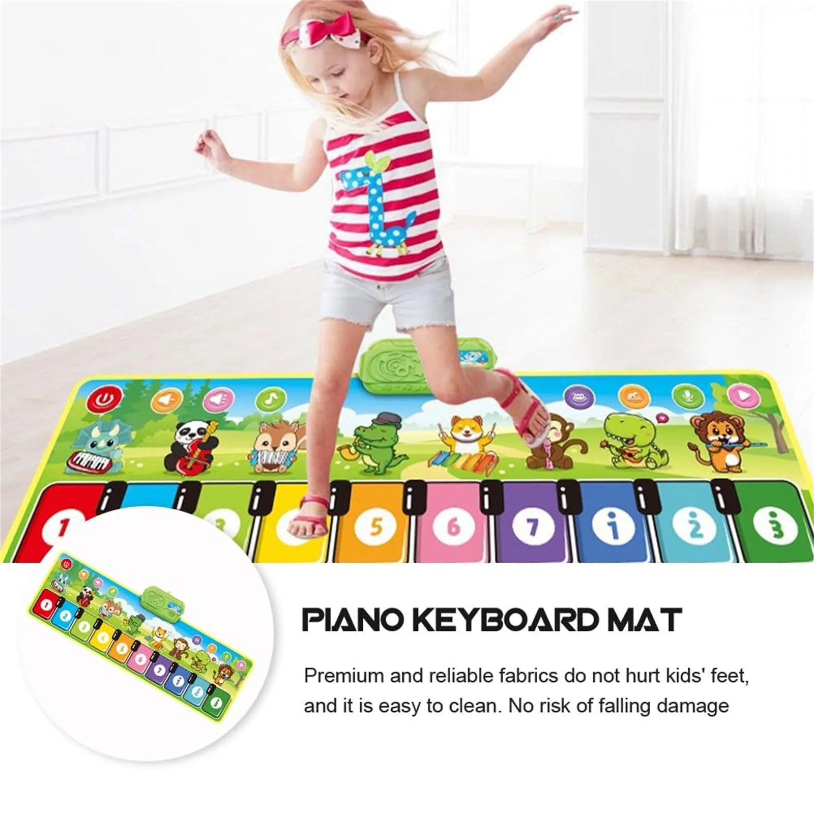 Piano Mat™ - Jouets musicaux - Piano de sol