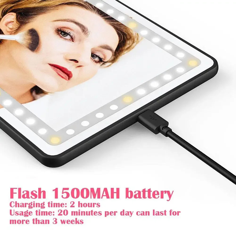 GlamVisor™ - makeup mirror with dimmable LED lights