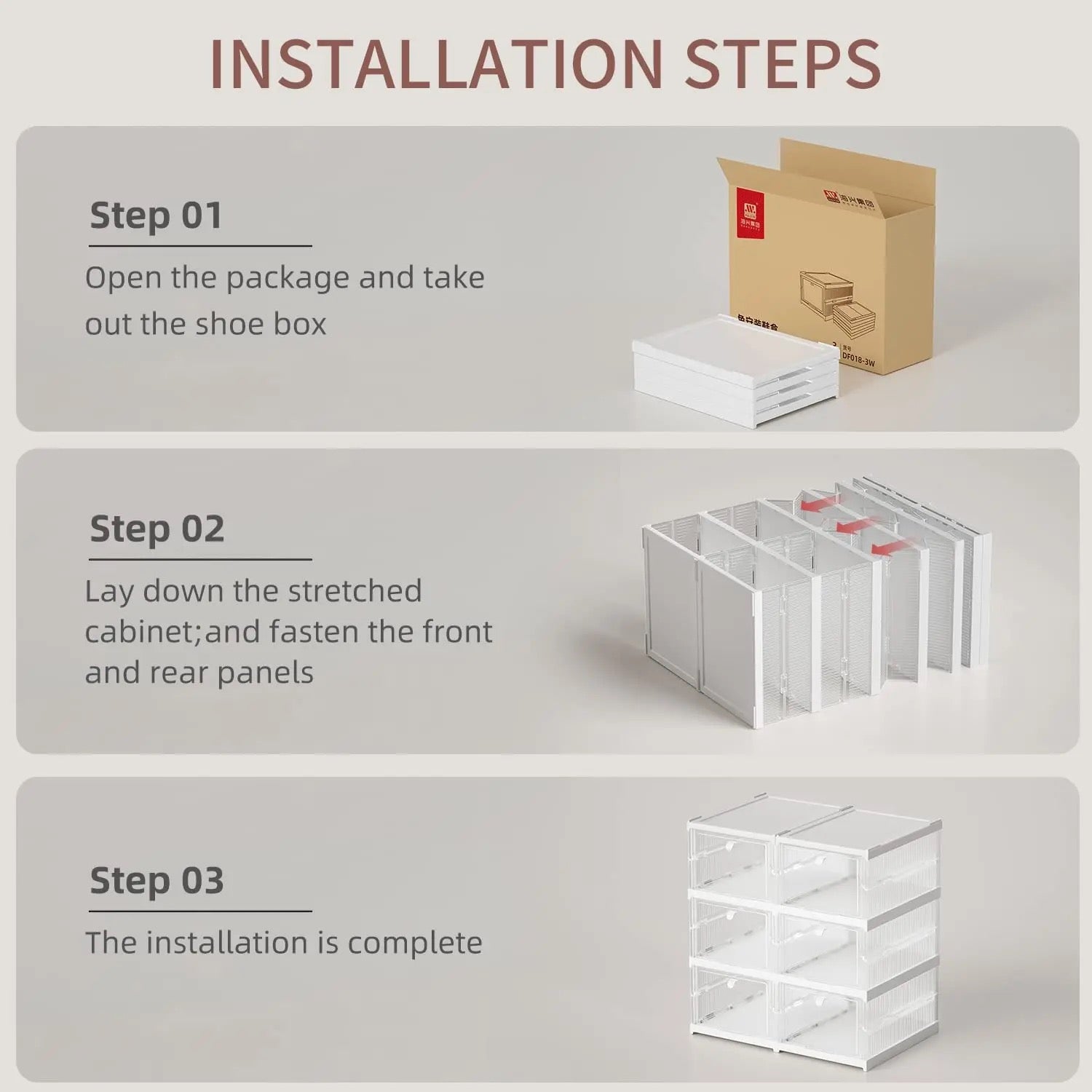 SHOE BOX ORGANIZER