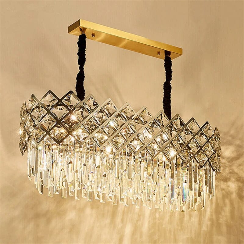 Chandelier en cristal opulent