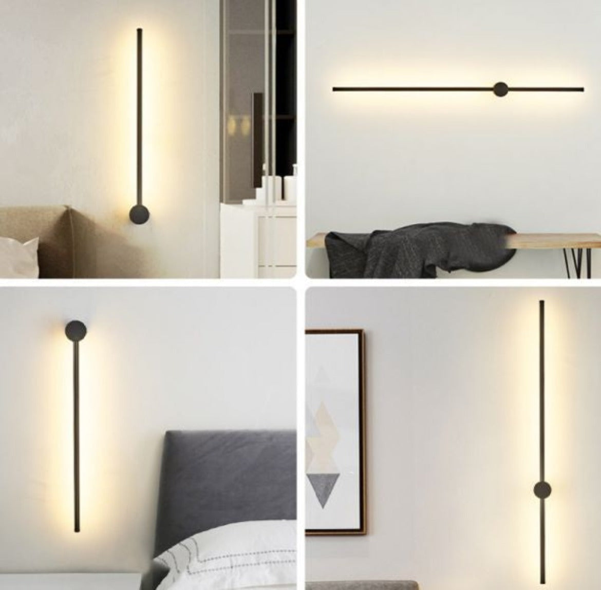 Moderne minimalistische stijl lineaire wandlamp