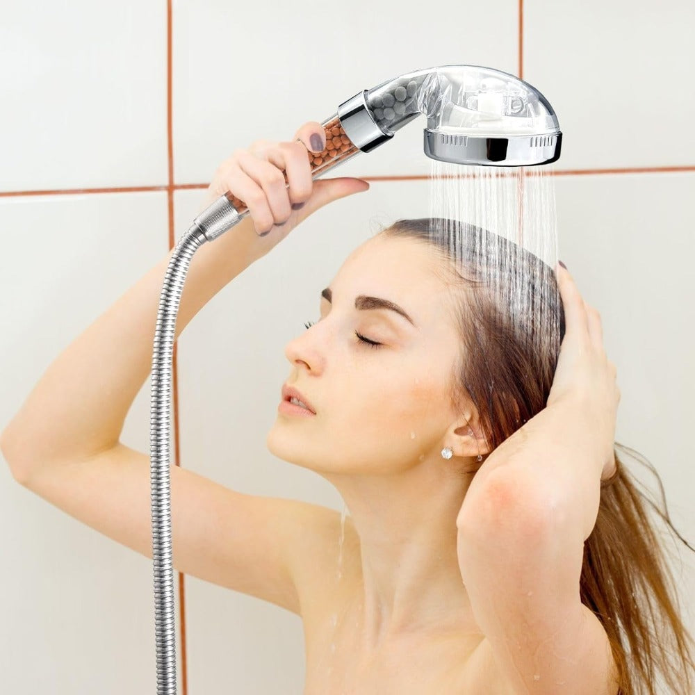 Pommeau de douche minéral | Une peau et des cheveux plus beaux