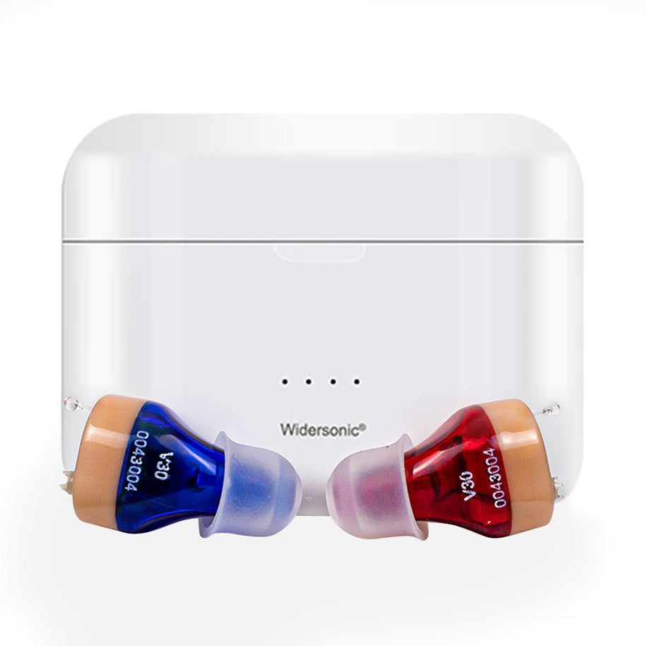 Rechargeable & Invisible Hearing Aids Pair