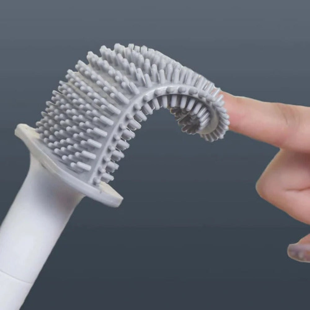 Brosse de toilette en silicone propre