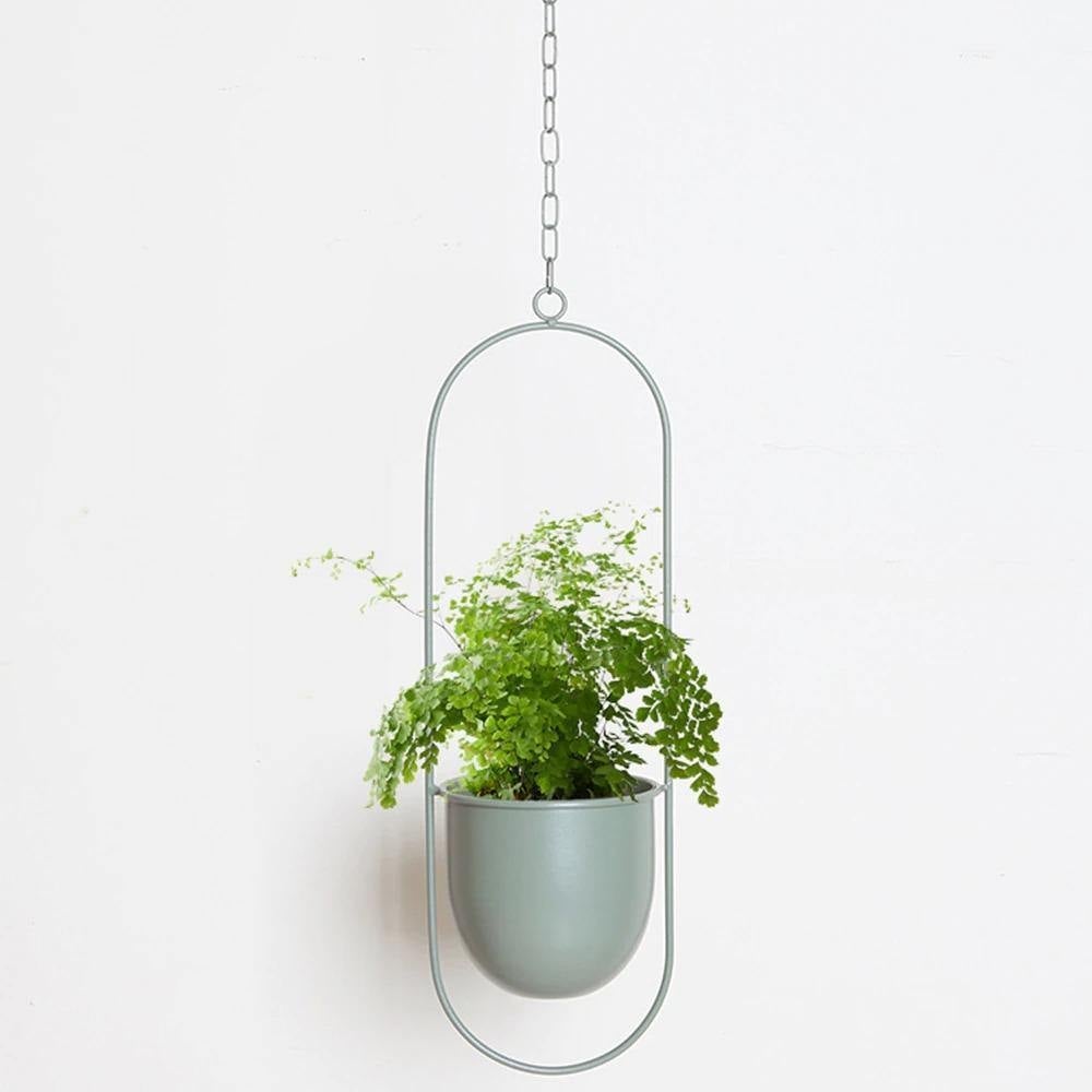 Hanging Planter Metalowy Halo