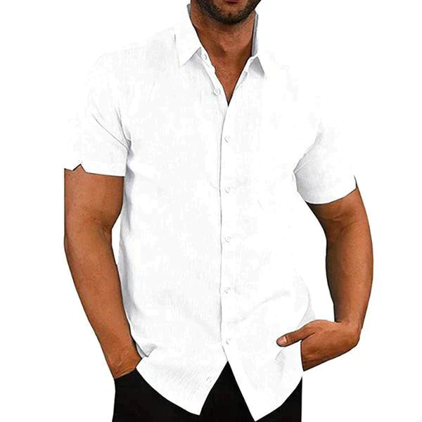 George - Camisa de lino para hombre