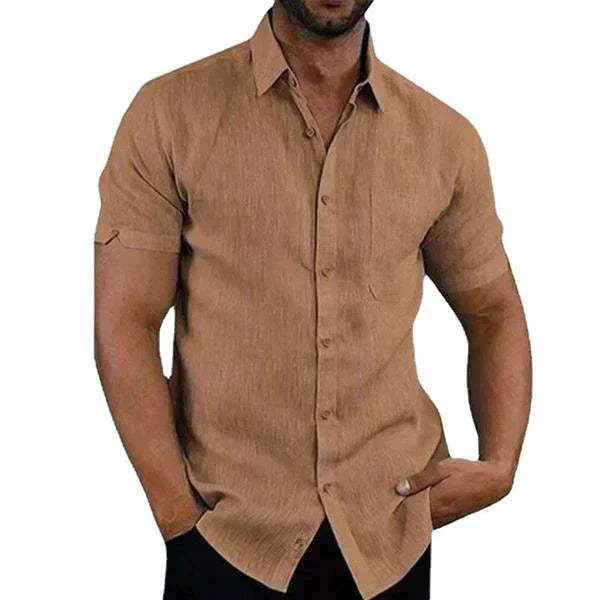 George - Camisa de lino para hombre