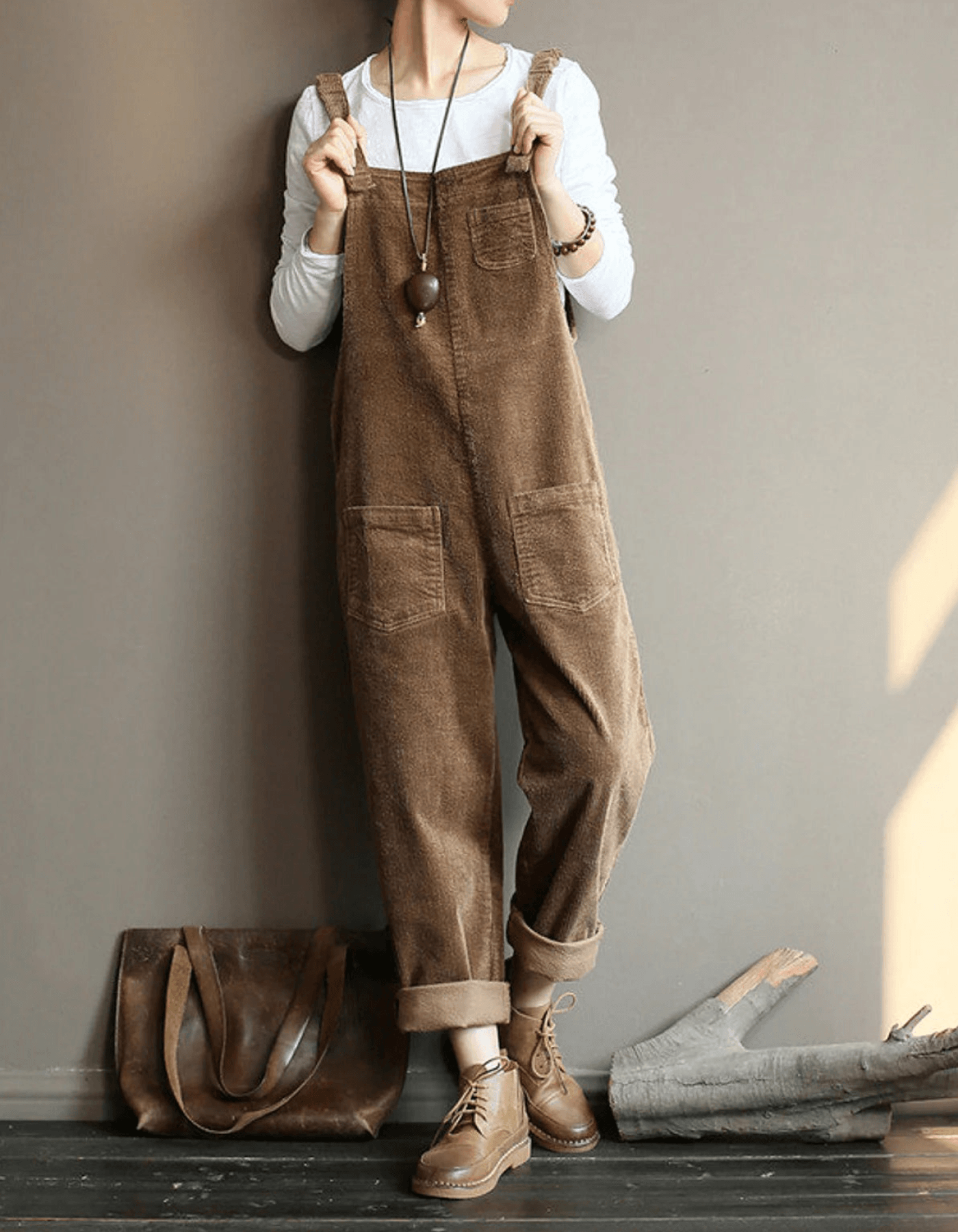 Ella Velvet Jumpi Deluxe - Overalls i fløjl med brede ben