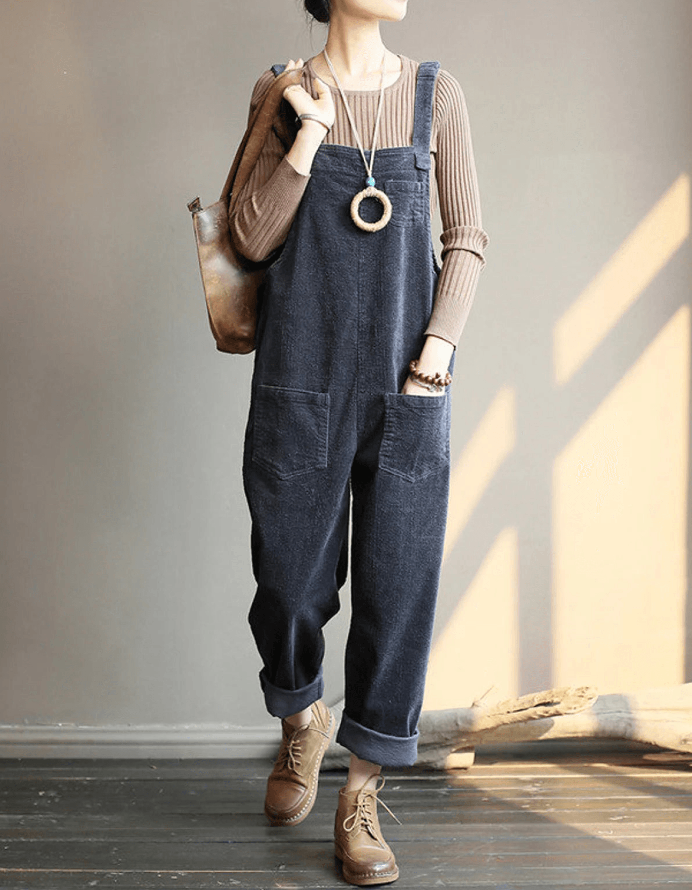 Ella Velvet Jumpi Deluxe - Overalls i fløjl med brede ben