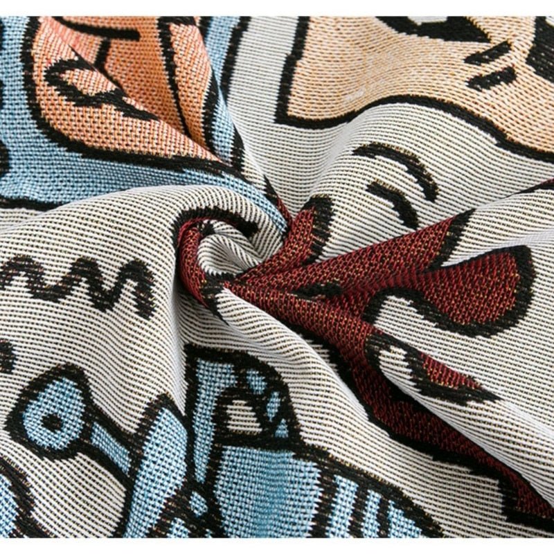 Keith Haring Jigsaw Throw Blanket