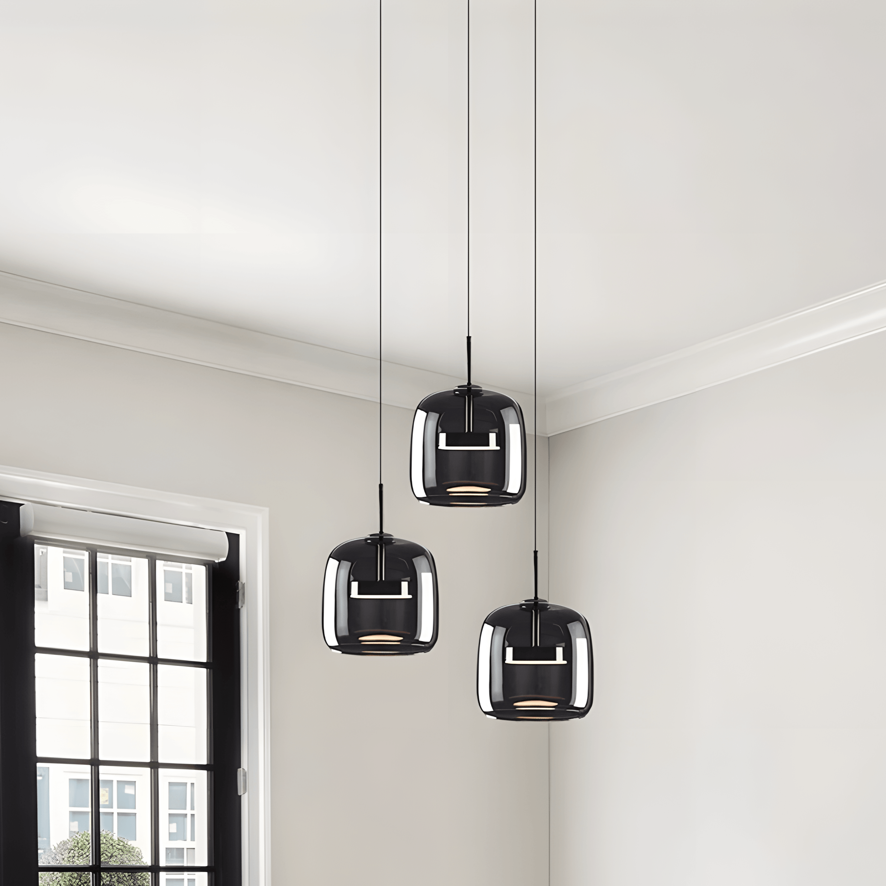 Kelopee | Toned Glass Pendant Light