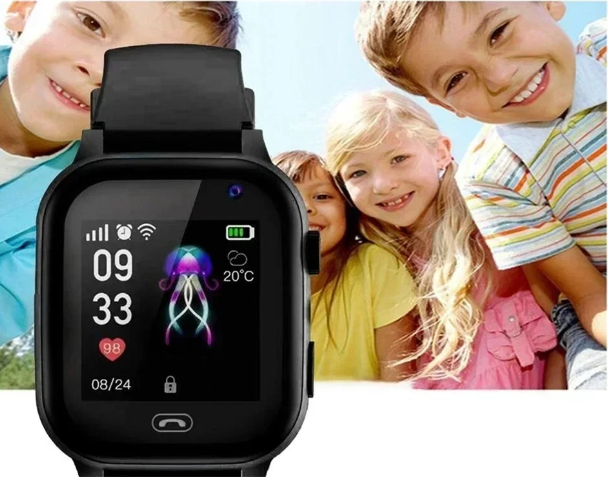 4G Kids GPS Smart Watch - Video Calls, SOS, and Games for Childs