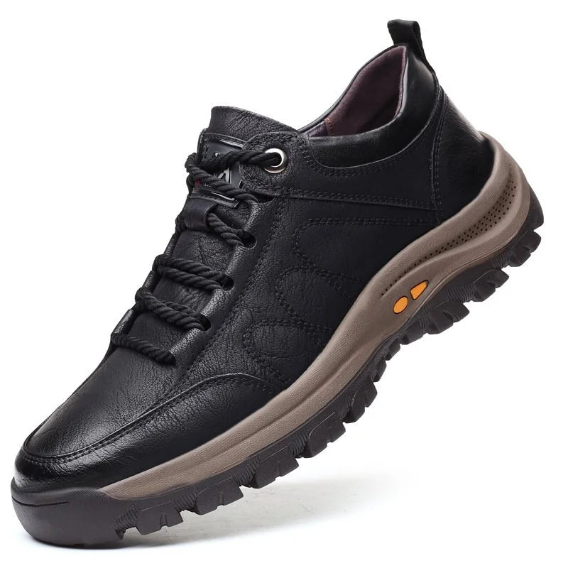 BOOG | HANDGEMAAKTE LEEREN HEREN CASUAL SCHOENEN