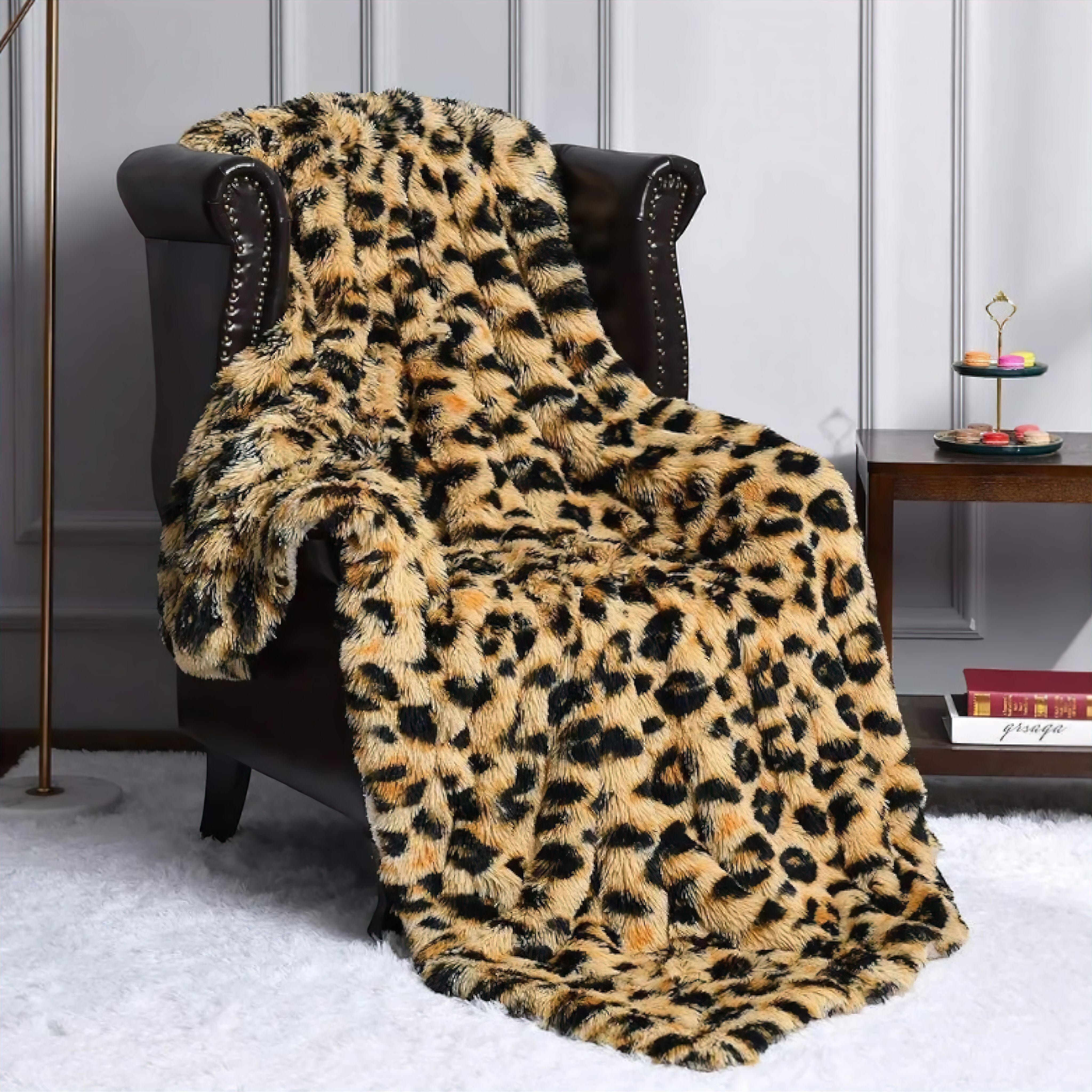 Coperta leopardata Laura