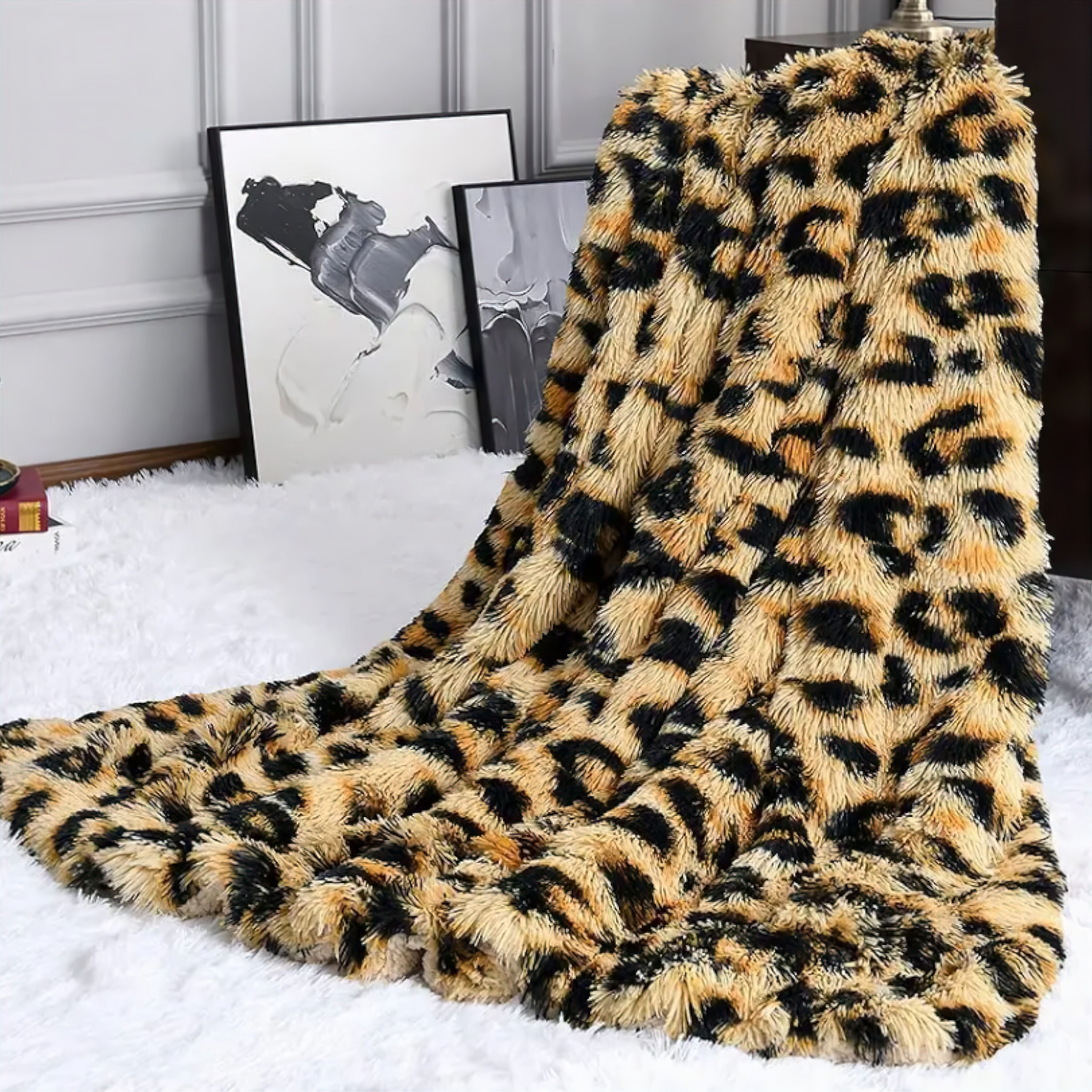 Coperta leopardata Laura